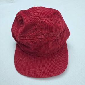Supreme Red Corduroy Hat